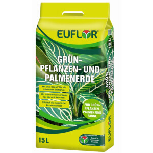 Gr&uuml;npflanzen- und Palmenerde 15 l Tragebeutel -...
